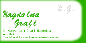 magdolna grafl business card